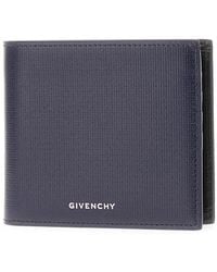 Givenchy - Logo Printed Bi-fold Wallet - Lyst