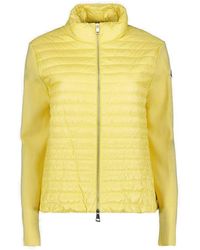 Moncler - Logo Patch Zip-up Quilted Jacket - Lyst