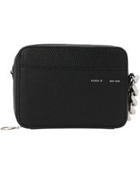 Kara Chunky Chain Strap Camera Bag - Black