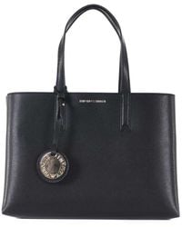 Emporio Armani - Borsa Shopper Bag With Charm - Lyst