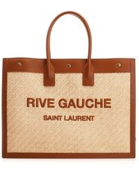 Saint Laurent - Rive Gauche Tote Bag - Lyst