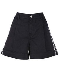 P.A.R.O.S.H. - Side Print Tailored Shorts - Lyst