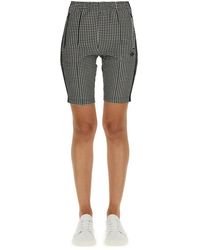 adidas Originals Logo Detailed Cyclist Shorts - Grey