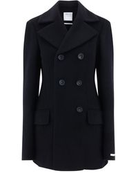 Sportmax - Double-breasted Long-sleeved Coat - Lyst