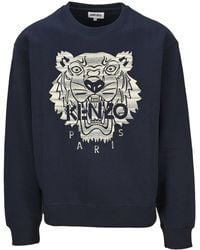 kenzo jumper mens blue
