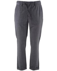 Teleria Zed - Drawstring Turn-Up Hem Trousers - Lyst