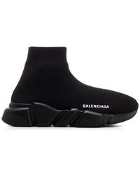 Balenciaga Speed Recycled Sneakers - Black