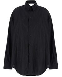 Balenciaga - Suspended Cotton Shirt Dress - Lyst