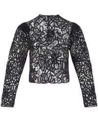 Isabel Marant - Neline Lace Detailed Top - Lyst