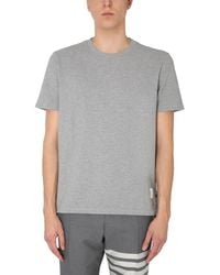 Thom Browne - Cotton Piqué T-shirt - Lyst