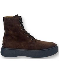 Tod's - W.G. Lace-Up Ankle Boots - Lyst