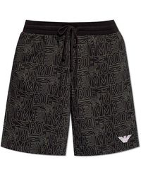 Emporio Armani - Shorts With Logo, - Lyst
