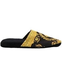 Versace - I Love Baroque Cotton Slippers - Lyst