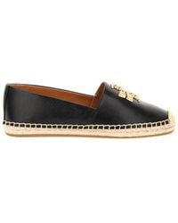 Tory Burch - Eleanor Logo-plaque Espadrilles - Lyst