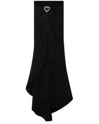 Moschino - Maxi Skirt With Application, - Lyst