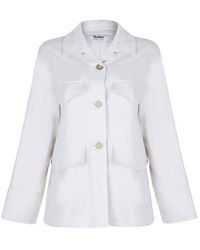 Max Mara - Ginny Single-Breasted Long-Sleeved Jacket - Lyst