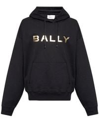 Bally - Hoodie With Logo - Lyst