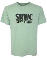 Sporty & Rich - Cotton T-shirt Srwc 94 - Lyst