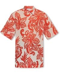 Dries Van Noten - Floral Printed Buttoned Shirt - Lyst
