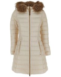 Woolrich Fur-trimmed Down Coat - White