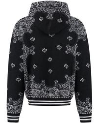 Amiri Bandana B-Ball Hoodie in Blue for Men | Lyst