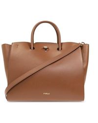 Furla - 'genesi Large' Shopper Bag, - Lyst