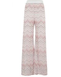 Missoni - Sequin-embellished Semi-sheer Zigzag Flared Trousers - Lyst