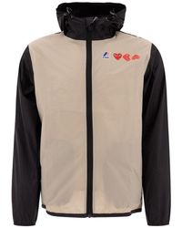 COMME DES GARÇONS PLAY - X K-Way Claude Colour-Block Jacket - Lyst
