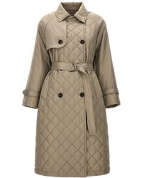 Brunello Cucinelli - Quilted Trench Coat Coats, Trench Coats - Lyst
