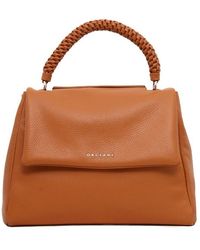 ショルダーバッグ・ポシェット Orciani MEDIUM SENSE SCOOBY SVEVA SHOULDER BAG Orciani Sveva Sense Scooby Midi Leather Shoulder Bag