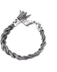 Emanuele Bicocchi Braided Bracelet - Metallic