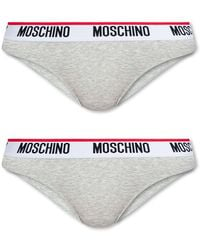 Moschino - Branded Briefs 2-Pack - Lyst