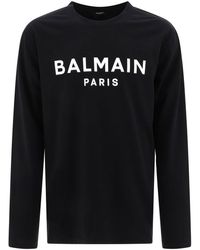 Balmain - " Paris" T-Shirt - Lyst