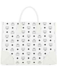 MCM - Leather München Shopping Bag - Lyst