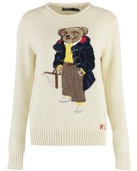 Polo Ralph Lauren - Polo Bear Cotton Jumper - Lyst