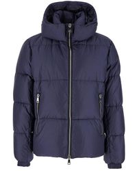 Tatras - Grami Hooded Down Jacket With Logo Patch - Lyst