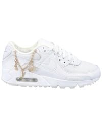 Nike Air Max 90 Lace-up Sneakers - White