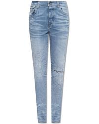 Amiri - Jeans With Sparkling Inserts, - Lyst