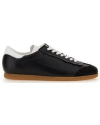 Maison Margiela - Panelled Lace-up Sneakers - Lyst