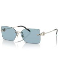 Tiffany & Co. - Rectangle Frame Sunglasse - Lyst
