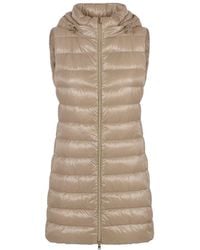 Herno - Zip-up Hooded Padded Gilet - Lyst