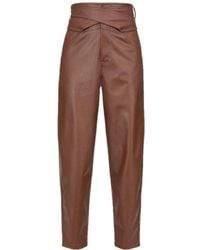 Pinko - Shelby Tapered-leg Trousers - Lyst