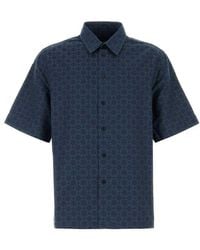 Givenchy - Embroidered Denim Shirt For - Lyst