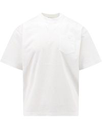 Sacai - Oversized T-shirt With Chest Pocket - Lyst