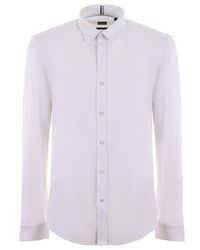 BOSS - Long-Sleeved Button-Up Shirt - Lyst