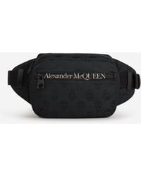 Alexander McQueen Skulls Logo Belt Bag - Black