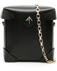 MANU Atelier Mini Pristine Bag With Chain - Black