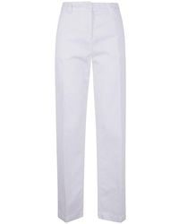 Aspesi - Wide Leg Trousers - Lyst