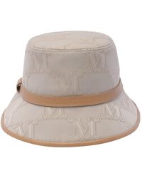 Max Mara - Beige Elce Bucket Hat - Lyst
