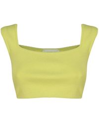 Sportmax - Cropped Top In Cotton - Lyst